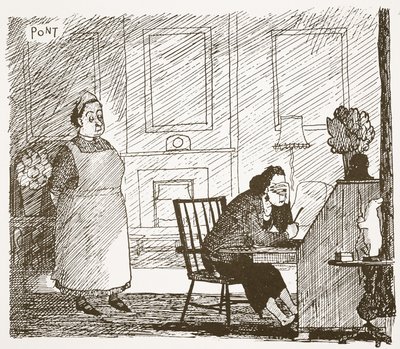 Fehlende Ideen für Mahlzeiten, Illustration aus 